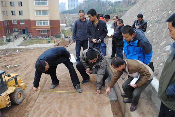 麥積北山滑坡群地質災害治理工程順利通過市級初步驗收
